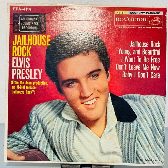 ELVIS PRESLEY Jailhouse Rock 45 - Picture 1 of 4